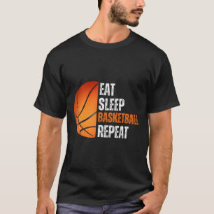 Eat Sleep Bysketbyll Repeat Gift For Bysketbyll Fa T-Shirt