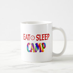 Eat Sleep Camp Coffee Mug