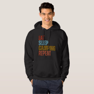 EAT SLEEP CAMPING REPEAT HOODIE