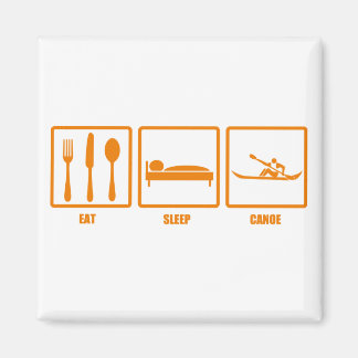 Eat Sleep Canoe Magnet
