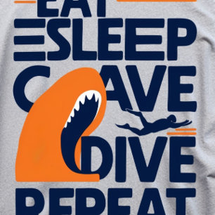 Eat Sleep CAVE DIVE Repeat funny gifts T-Shirt