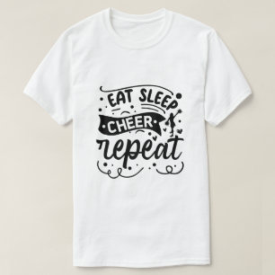 Eat Sleep Cheer Repeat T-Shirt