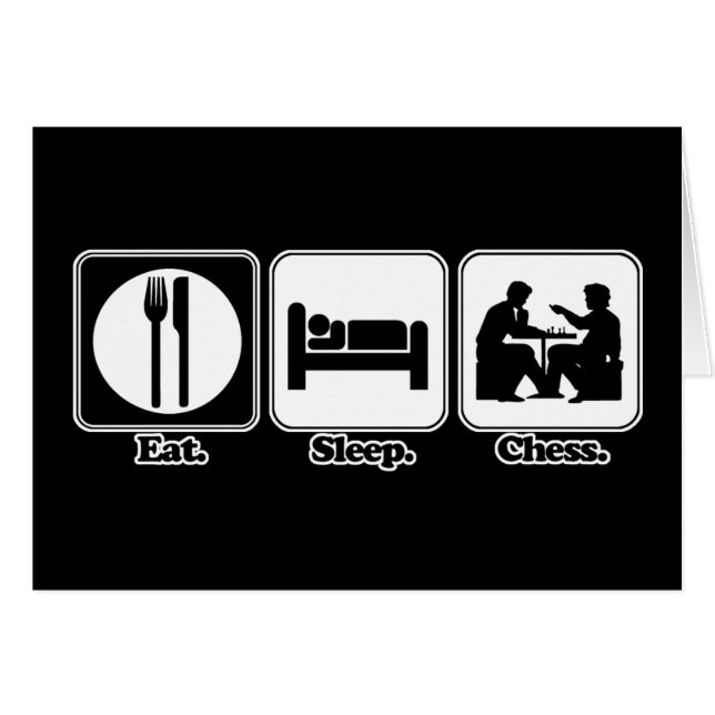 eat sleep chess (Front Horizontal)