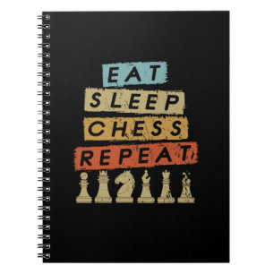 Eat Sleep Chess Repeat Notebook