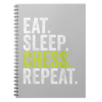 Eat Sleep Chess Repeat Player Board Kids Boy Game