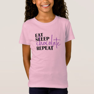 Eat Sleep Chocolate Repeat T-Shirt