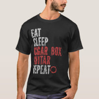 Eat Sleep Cigar box guitar Repeat