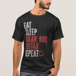 Eat Sleep Cigar box guitar Repeat T-Shirt