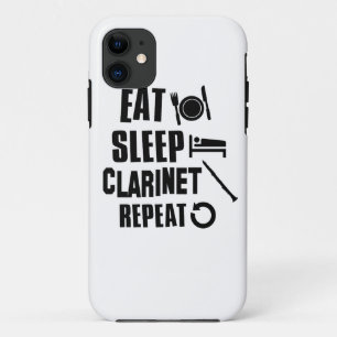 Eat Sleep Clarinet iPhone 11 Case