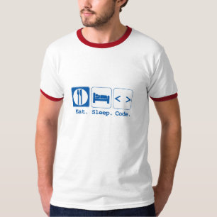 eat sleep code (html) T-Shirt