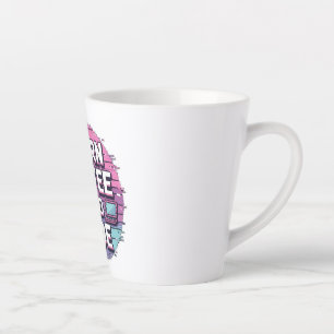 Eat Sleep Code Repeat - Minimalist Programmer Latte Mug