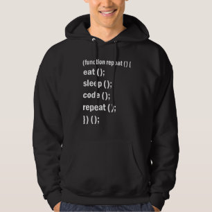 Eat Sleep Code Repeat Software Development Coder P Hoodie