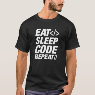 Eat Sleep Code Repeat T-Shirt