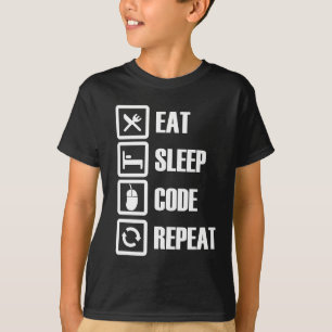 Eat - Sleep - Code - Repeat Tshirt