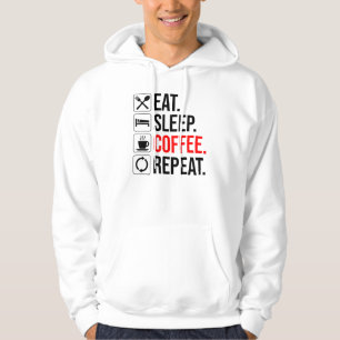 Eat. Sleep. Coffee. Repeat Hoodie