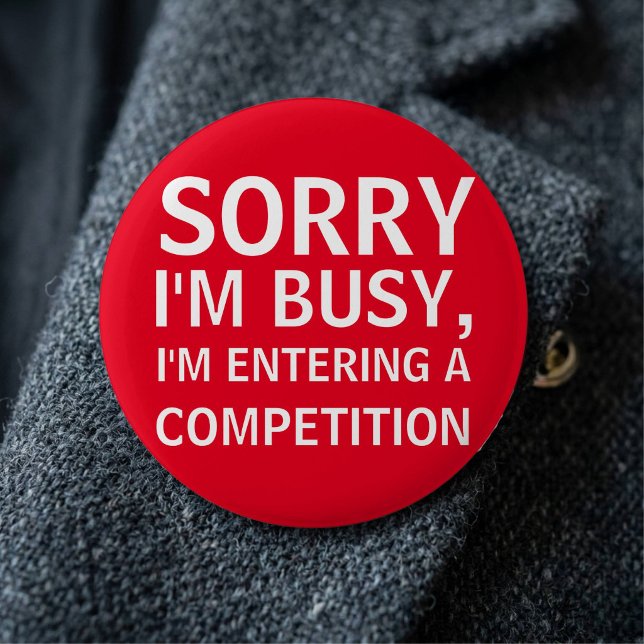 Eat Sleep Compeat Repeat - Funny Comping Hobbyist 6 Cm Round Badge (Creator Uploaded)