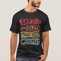 Eat Sleep Contrabass ukulele Repeat