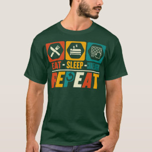 Eat Sleep Cookie Baking Repeat Funny Cookie Baker T-Shirt