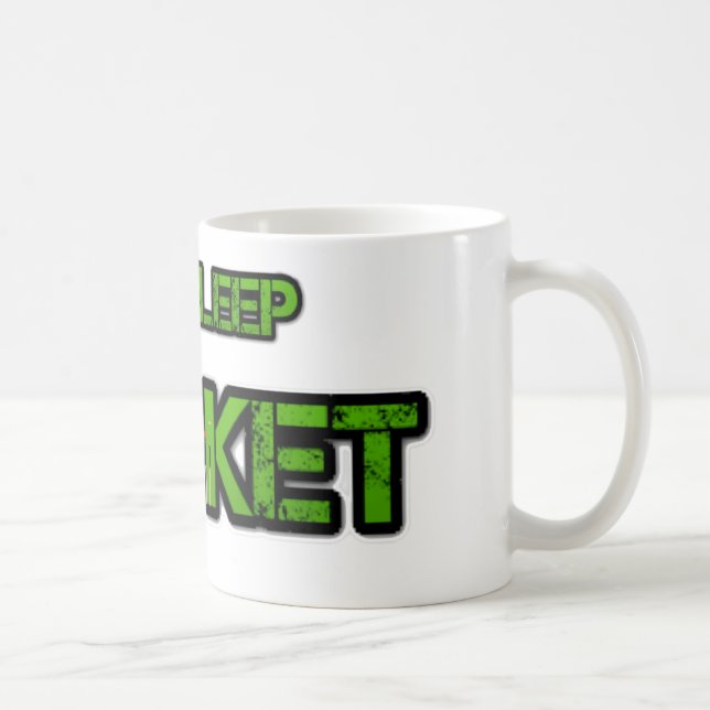 Eat Sleep Cricket Coffee Mug (Right)