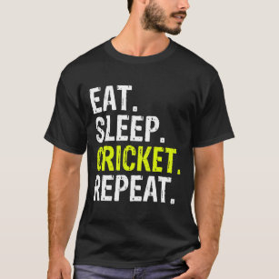 Eat Sleep Cricket Repeat Gift Sports T-Shirt