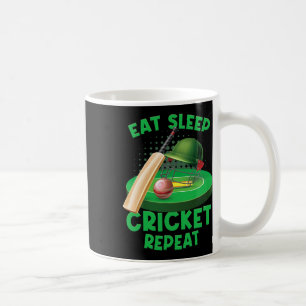 Eat Sleep Cricket Vintage Cricket Ll Game Field Po Coffee Mug