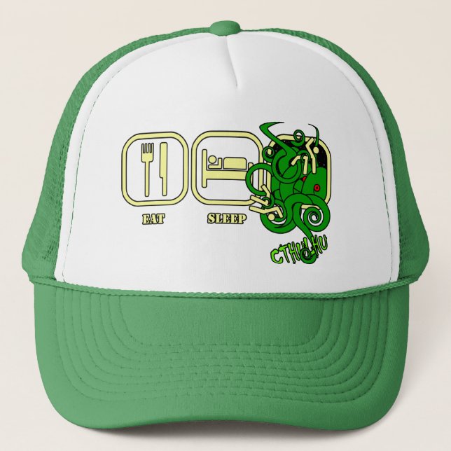 Eat - Sleep - Cthulhu Hat (Front)