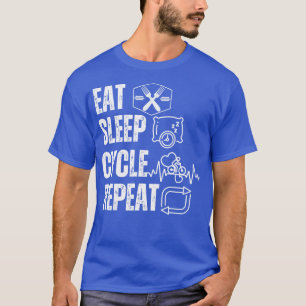 Eat sleep cycle repeat funny bike cycle lovers 1 T-Shirt