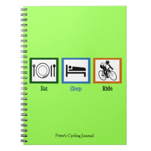 Eat Sleep Cycling Notebook