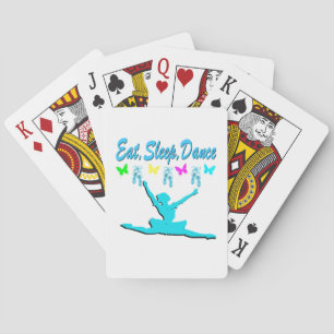 EAT, SLEEP, DANCE BALLERINA DESIGN PLAYING CARDS