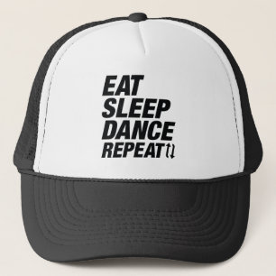 Eat Sleep Dance Repeat Trucker Hat