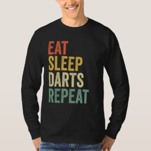 Eat Sleep Darts Repeat Funny Darts  Vintage T-Shirt