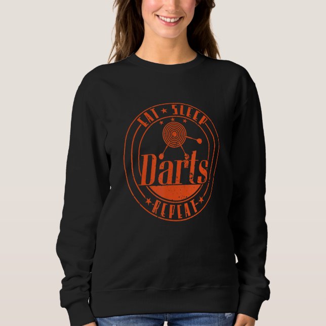 Eat Sleep Darts Repeat Sweatshirt (Front)