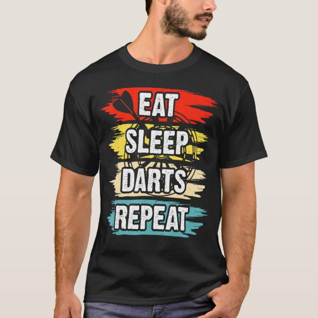 Eat Sleep Darts Repeat T-Shirt (Front)