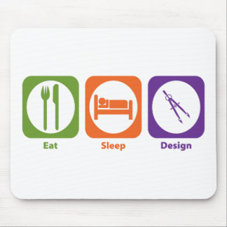 Eat Sleep Design Mouse Mat