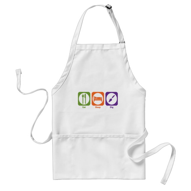 Eat Sleep Dig Standard Apron (Front)