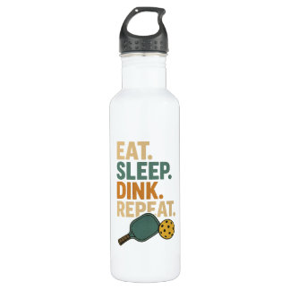 Eat. Sleep. Dink. Repeat. 710 Ml Water Bottle