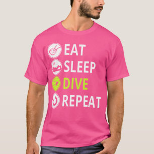 Eat Sleep Dive Repeat Funny Scuba Diving T-Shirt