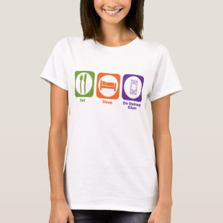 Eat Sleep Do Stained Glass T-Shirt