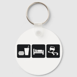 Eat Sleep Drift Key Ring