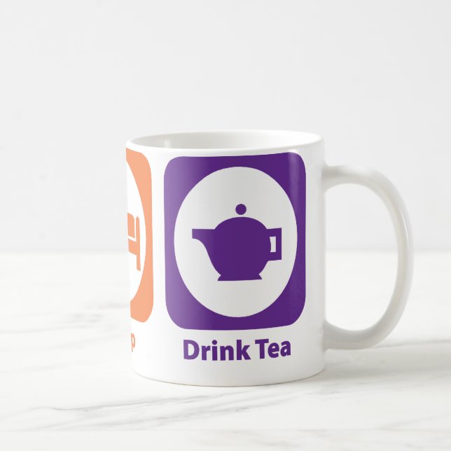 Eat Sleep Drink Tea Coffee Mug (Right)