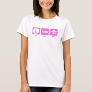 eat sleep drum pink T-Shirt