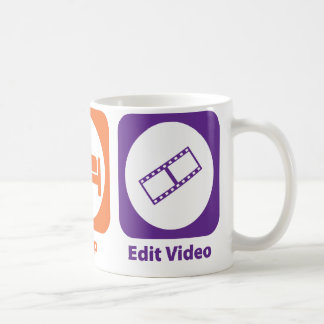 Eat Sleep Edit Video Coffee Mug