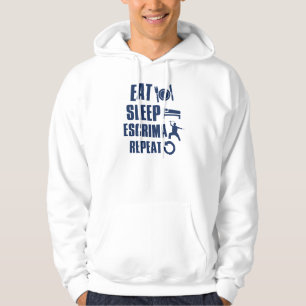 Eat Sleep escrima Hoodie
