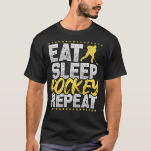 Eat Sleep Field Hockey Repeat Ice Hockey Field Hoc T-Shirt