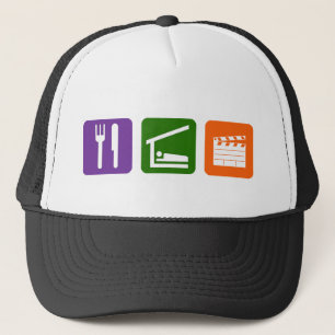 Eat Sleep Film Production Trucker Hat