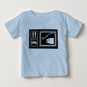 Eat Sleep FISH! Baby T-Shirt