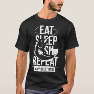 Eat Sleep Fish Repeat T-Shirt