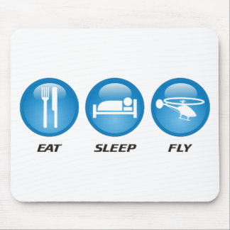 Eat Sleep Fly Mouse Mat