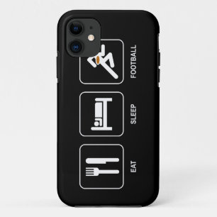 Eat Sleep Football iPhone 11 Case