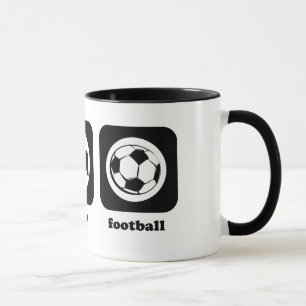 Eat. Sleep. Football. Mug